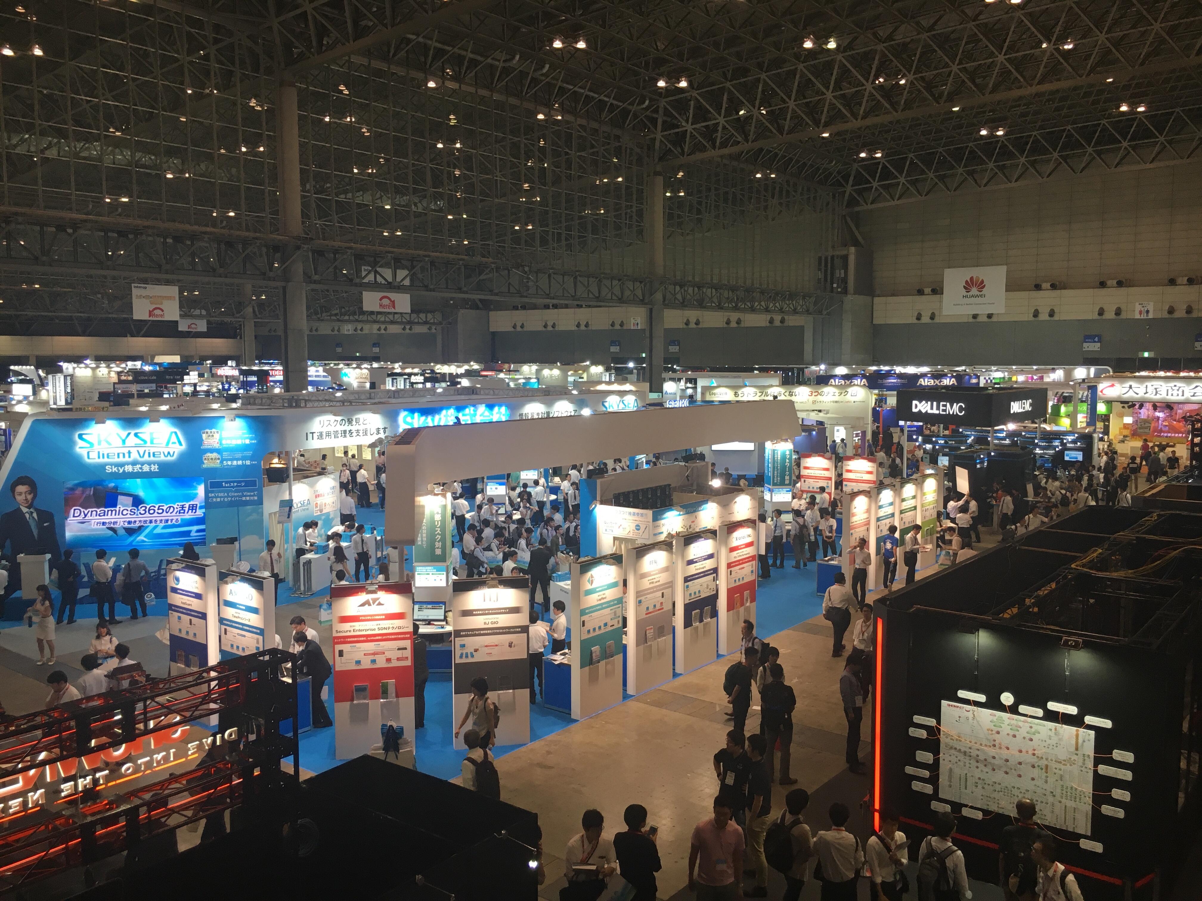 【Interop Tokyo 2018】に出展しました。